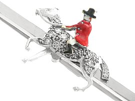horse and rider brooch UK