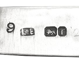 Victorian Silver Vesta Case Hallmarks 