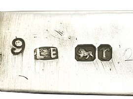 Sterling Silver and Enamel Vesta Case by Lawrence Emanuel - Antique Victorian (1891)