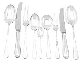 Sterling Silver Canteen of Cutlery for Six Persons - Vintage (1961)