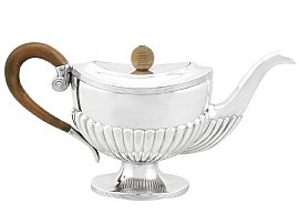 Dutch Silver Teapot - Antique 1829