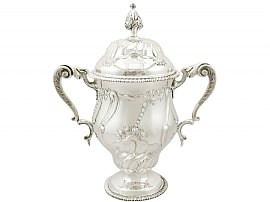 Sterling Silver Presentation Cup and Cover - Antique George V (1911)