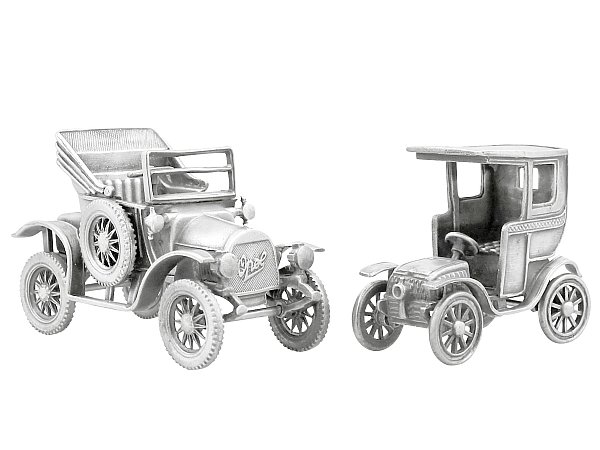 Silver Car Models, Ornamental Silverware