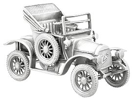 silver car model
