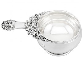 Sterling Silver Quaich Style Bowl by Reid & Sons - Antique George V (1922); A8056