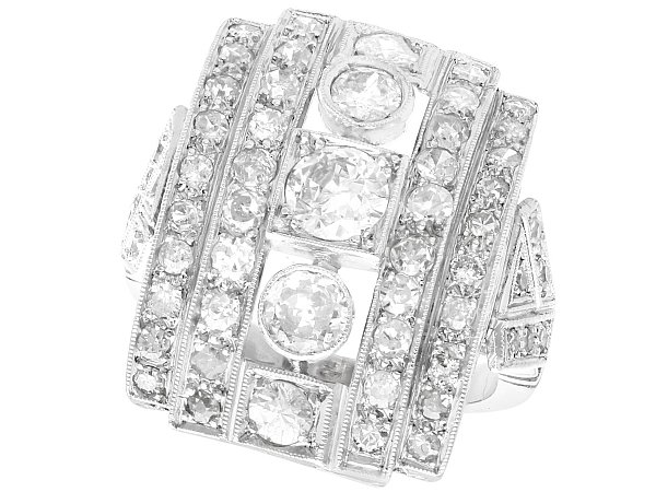 Art Deco Diamond Ring Vintage