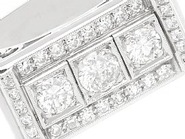 Art Deco Rectangular Diamond Ring