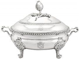 18th Century Silver Tureen Dish
