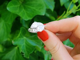 Pear Cut Diamond Ring Outside