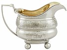 Sterling Silver Cream Jug - Antique (1810)