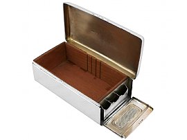 Sterling Silver Cigarette / Vesta Box - Antique Victorian