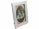 Sterling Silver Photograph Frame - Antique George V (1922)