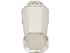 Sterling Silver Sugar Caster by Harrison Brothers & Howson - Art Deco - Antique George VI (1939)