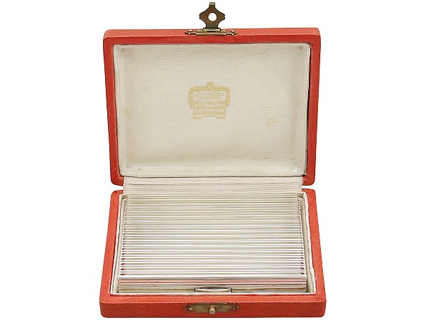 Cartier Compact Boxes And Cases For Sale Ac Silver