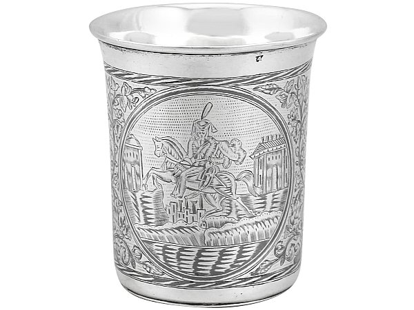 Antique Silver Beaker for Sale