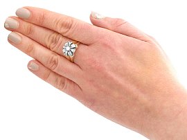 Wearing Image for 1950s cluster ring