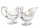 Sterling Silver Sauceboats - Antique Victorian (1873)
