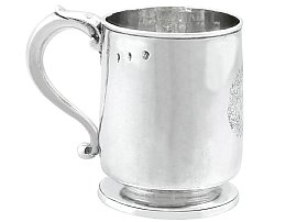 Britannia Standard Silver Mug - Antique George I (1714)