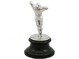 Sterling Silver 'Football' Presentation Trophy - Antique Edwardian (1908)