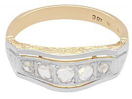Five Stone Diamond Ring Gold