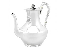 Sterling Silver Coffee Pot 1850s