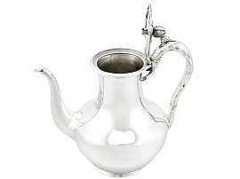 Sterling Silver Coffee Pot Victorian 