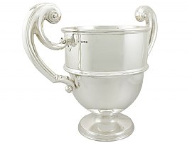 Sterling Silver Presentation Champagne Cup - Antique Victorian (1899)