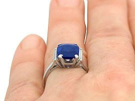 Blue Sapphire Dress Ring