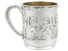 American Sterling Silver Christening Mug by Tiffany & Co - Antique 1879