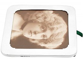 Sterling Silver Photograph Frame - Antique George V (1914)