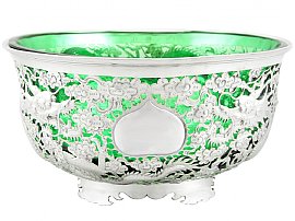Chinese Export Silver Bowl - Antique Circa 1890; A8745