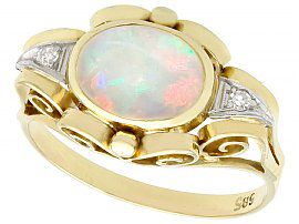 Opal and Diamond Dress Ring 