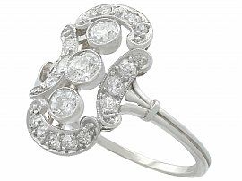 diamond ring 1920s