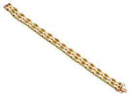 Vintage Rose and Yellow Gold Bracelet