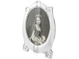 sterling silver photograph frame size
