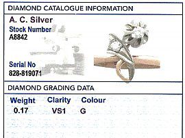 Russian Diamond Ring Card