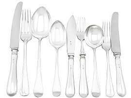 Sterling Silver Canteen of Cutlery for Six Persons - Vintage (1973)