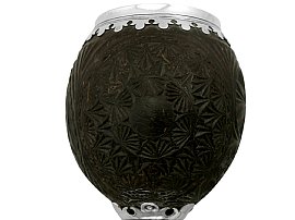 Antique Coconut Drinking Cup