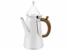Sterling Silver Coffee Pot by Crichton Brothers - Antique George V (1915)