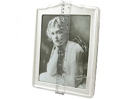 Sterling Silver Photograph Frame by Henry Mathews - Antique George V (1923)