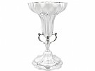 Sterling Silver Presentation Cup / Vase by Viner's Ltd - Antique Edward VIII (1936)