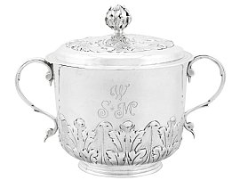 Silver Porringer with Cover