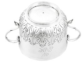 Antique Silver Porringer with Cover