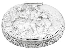 Dutch Silver Tobacco Box - Antique Circa 1690