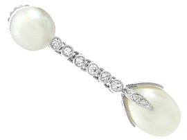 pearl drop earrings 