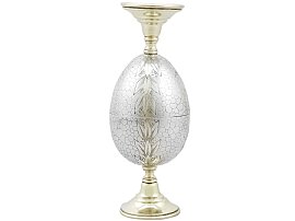 Russian Silver Egg Cups - Antique Circa 1900