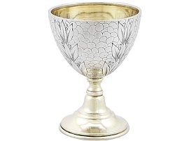 Russian Silver Egg Cups