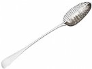 Newcastle Sterling Silver Old English Pattern Gravy Straining Spoon - Antique George III (1798)