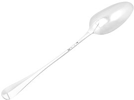 Silver Gravy Straining Spoon