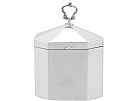 Sterling Silver Tea Caddy - Antique Victorian (1899)
